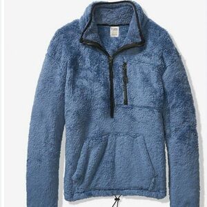 Cozy Blue Fleece Pullover